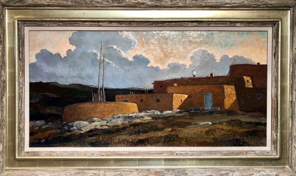 Eric Sloane Painting Title: Sunset Sky '84